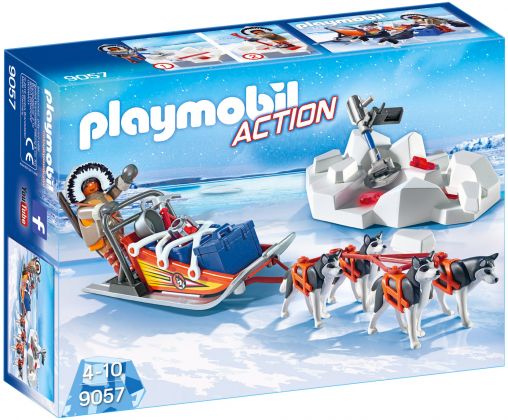 PLAYMOBIL Action 9057 Explorateur avec chiens de traineau