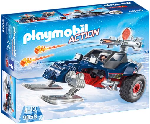 PLAYMOBIL Action 9058 Motoneige avec pirate des glaces