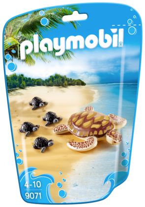 PLAYMOBIL Family Fun 9071 Tortue de mer et ses petits