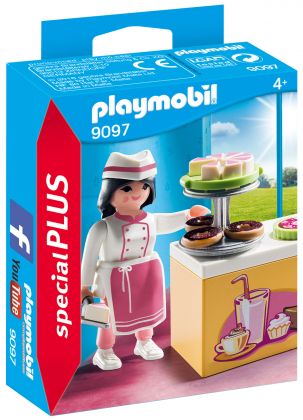 PLAYMOBIL Special Plus 9097 Pâtissière avec gâteaux