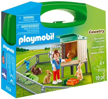 PLAYMOBIL Country 9104 Valisette Lapins