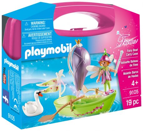 PLAYMOBIL Fairies 9105 Valisette Bateau de Fées