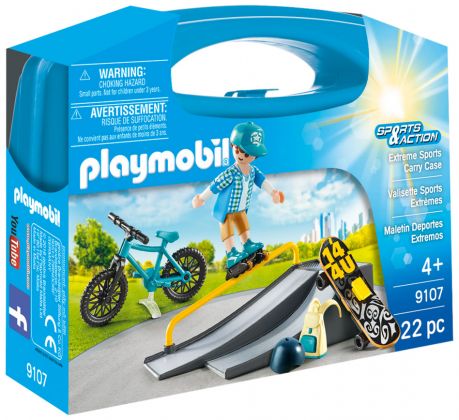 PLAYMOBIL Sports & Action 9107 Valisette Sports Extrêmes