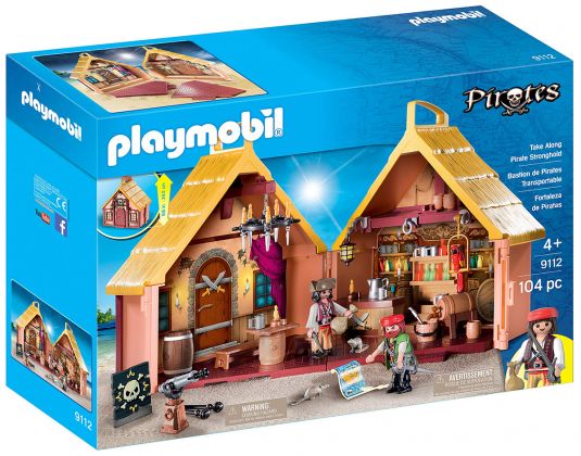 PLAYMOBIL Pirates 9112 Taverne des pirates transportable