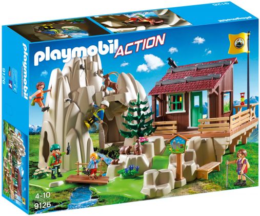 PLAYMOBIL Action 9126 Rocher d'escalade avec espace d'accueil