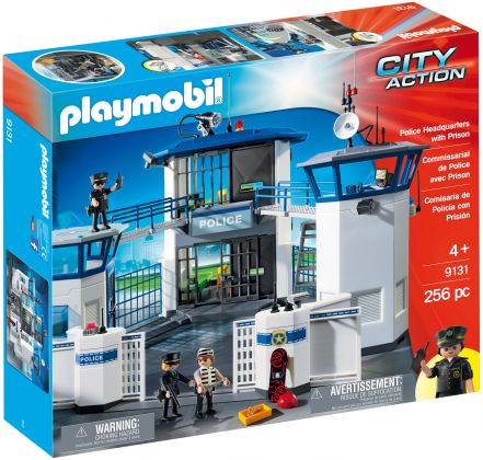 PLAYMOBIL City Action 9131 Commissariat de police avec prison