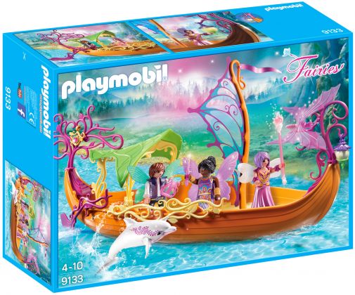 PLAYMOBIL Fairies 9133 Bâteau des fées enchanté