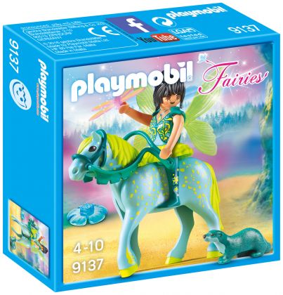 PLAYMOBIL Fairies 9137 Fée avec cheval