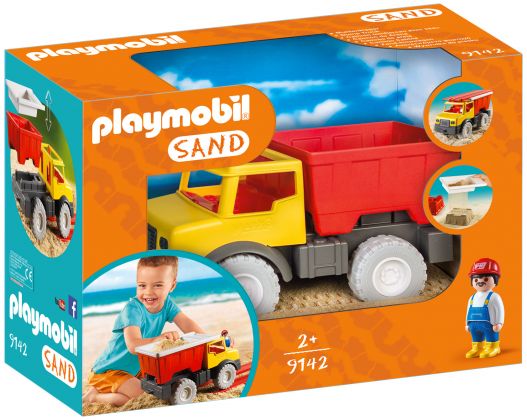 PLAYMOBIL 123 9142 Sand : Camion tombereau avec seau