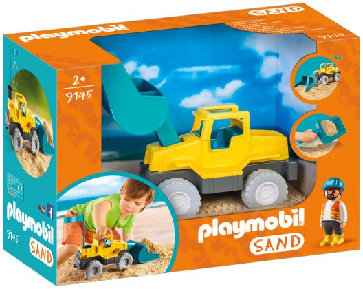 PLAYMOBIL 123 9145 Sand : Chargeur avec pelle