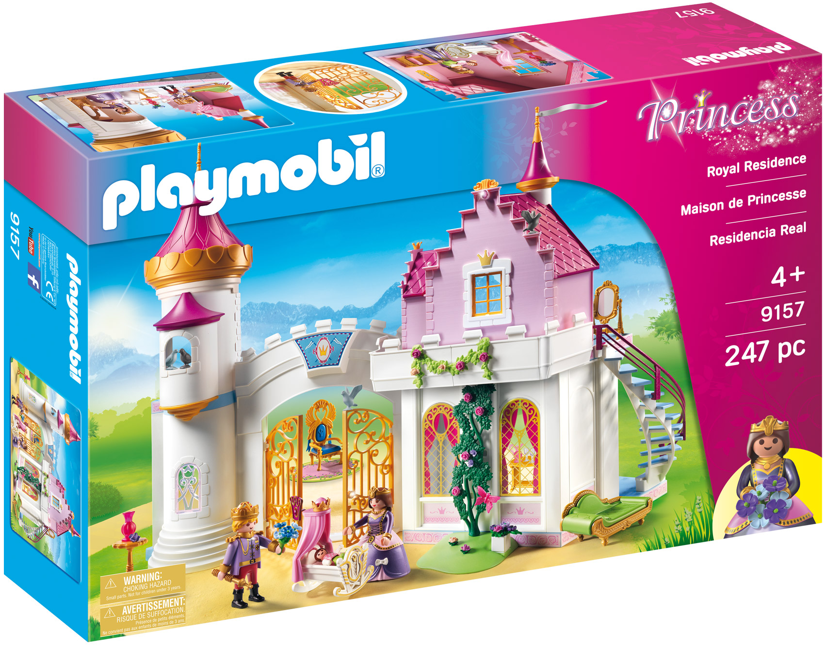Playmobil Princess 9157 pas cher, Maison de princesse