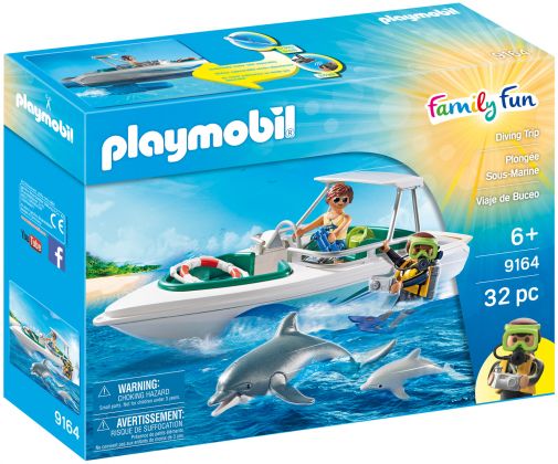 PLAYMOBIL Family Fun 9164 Plongée sous-marine