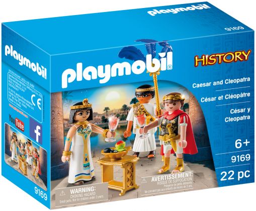 PLAYMOBIL History 9169 César et Cléopâtre