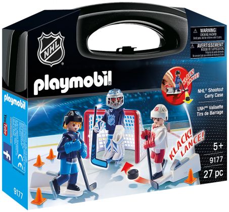 PLAYMOBIL Sports & Action 9177 Valisette tirs de barrage (NHL)