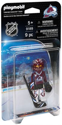 PLAYMOBIL Sports & Action 9189 Gardien de but du Colorado Avalanche (NHL)