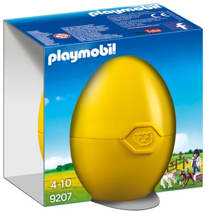 PLAYMOBIL Oeufs de Pâques 9207 Vétérinaire avec poulains