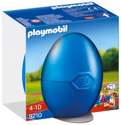 PLAYMOBIL Oeufs de Pâques 9210 Joueurs de basket-ball avec panier