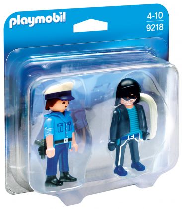 PLAYMOBIL City Action 9218 Duo Policier et voleur