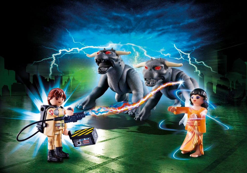 Playmobil 9223 ghostbusters VENKMAN avec terreur les chiens