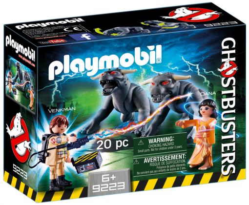 PLAYMOBIL Ghostbusters 9223 Venkman et les Chiens de la Terreur