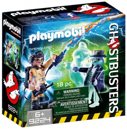 PLAYMOBIL Ghostbusters 9224 Spengler et fantôme