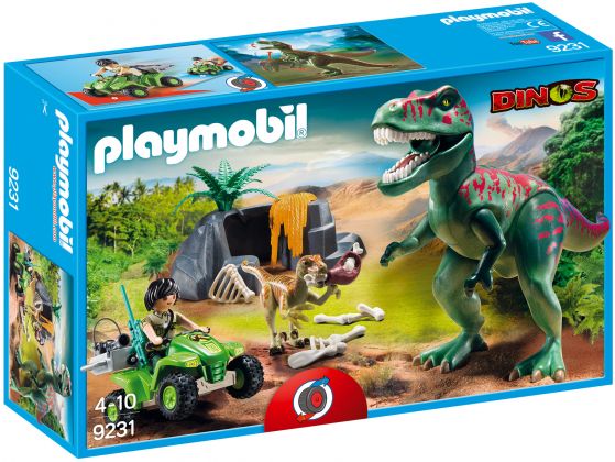 PLAYMOBIL Dinos 9231 Explorateur avec dinosaures