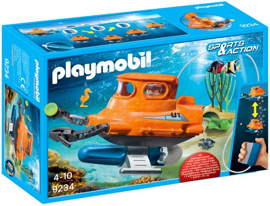 PLAYMOBIL Sports & Action 9234 Cloche de plongée avec moteur submersible