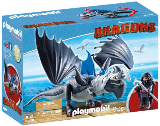 PLAYMOBIL Dragons (DreamWorks) 9248 Drago avec dragon de combat