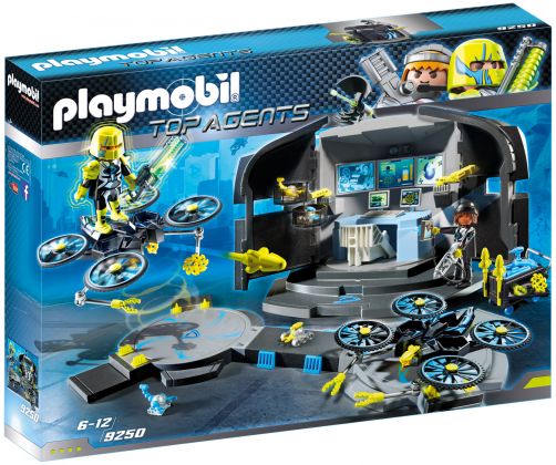 PLAYMOBIL Top Agents 9250 Centre de commandement du Dr. Drone