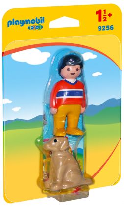 PLAYMOBIL 123 9256 Garçon avec chien