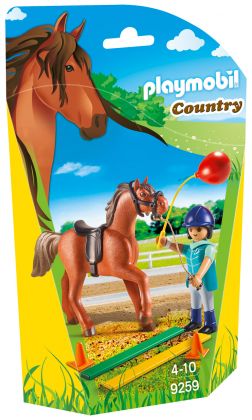 PLAYMOBIL Country 9259 Ecuyère avec cheval