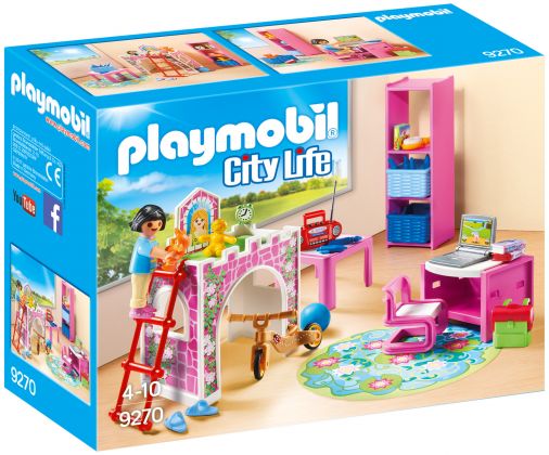 PLAYMOBIL City Life 9270 Chambre d'enfant