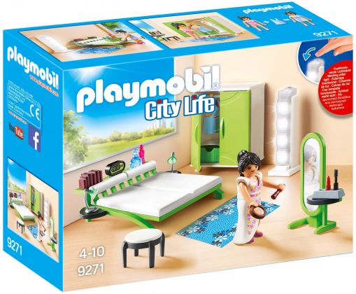 PLAYMOBIL City Life 9271 Chambre avec espace maquillage