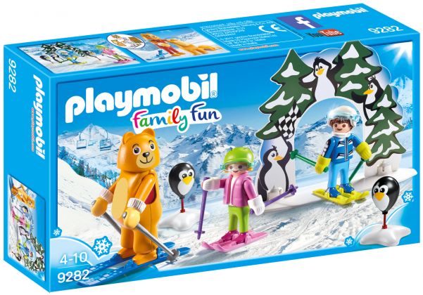 PLAYMOBIL Family Fun 9282 Moniteur de ski avec enfants