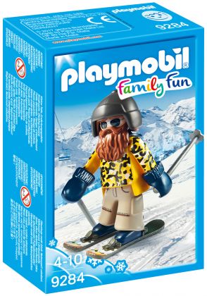PLAYMOBIL Family Fun 9284 Skieur avec Snowblades