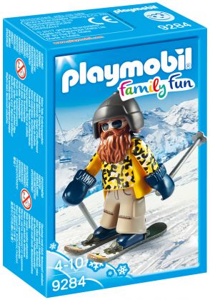 PLAYMOBIL Family Fun 9284 Skieur avec Snowblades