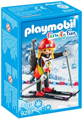 PLAYMOBIL Family Fun 9287 Biathlète