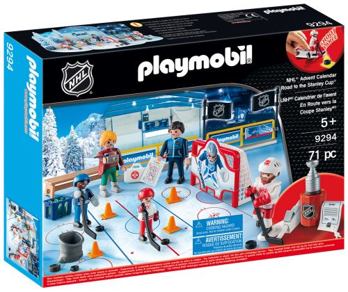 PLAYMOBIL Christmas 9294 Calendrier de l'Avent NHL En route pour la Stanley Cup