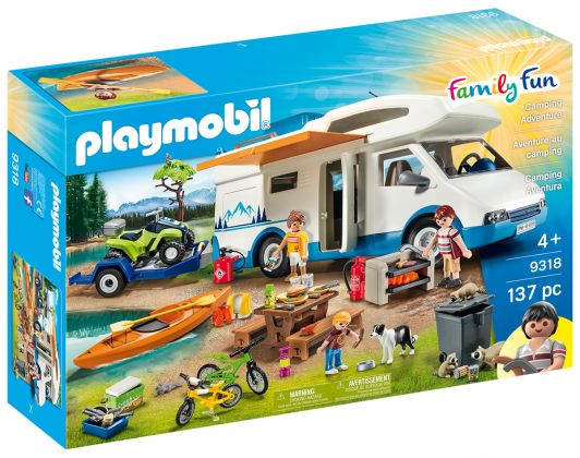 PLAYMOBIL Family Fun 9318 Aventure au camping