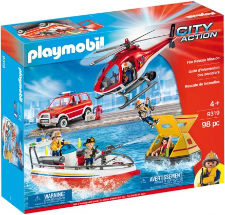 PLAYMOBIL City Action 9319 Unité d'intervention des pompiers