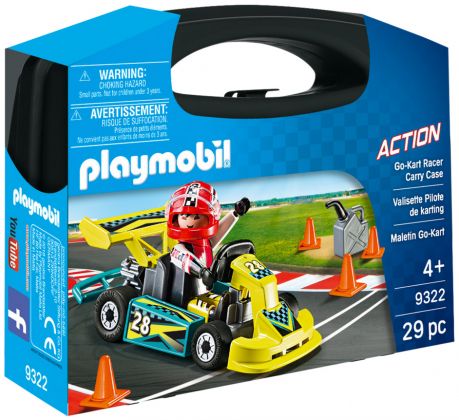 PLAYMOBIL Action 9322 Valisette Pilote de karting