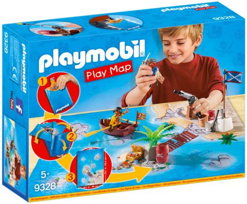 PLAYMOBIL Pirates 9328 Pirates avec support de jeu