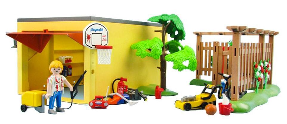 Playmobil City Life 9368 pas cher, Garage avec emplacements pour vélos