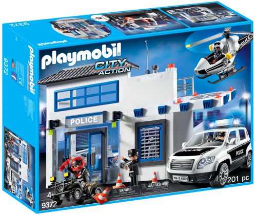 PLAYMOBIL City Action 9372 Poste de police et véhicules