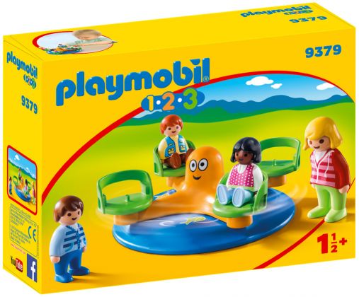 PLAYMOBIL 123 9379 Enfants et manège