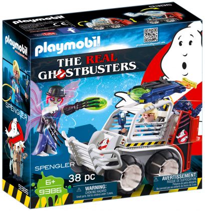 PLAYMOBIL Ghostbusters 9386 Spengler et voiturette