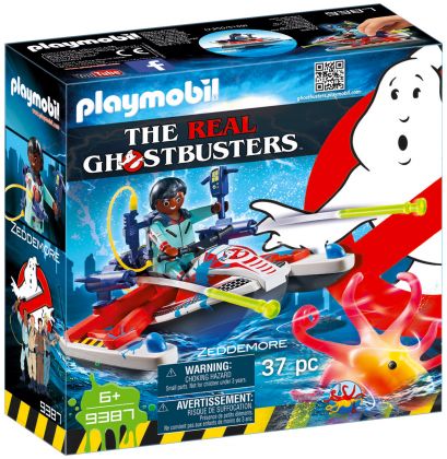 PLAYMOBIL Ghostbusters 9387 Zeddemore avec scooter des mers