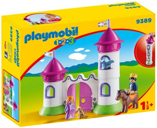 PLAYMOBIL 123 9389 Château de princesse avec tours empilables