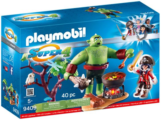 PLAYMOBIL Super 4 9409 Ogre géant avec Ruby