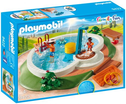 PLAYMOBIL Family Fun 9422 Piscine avec douche